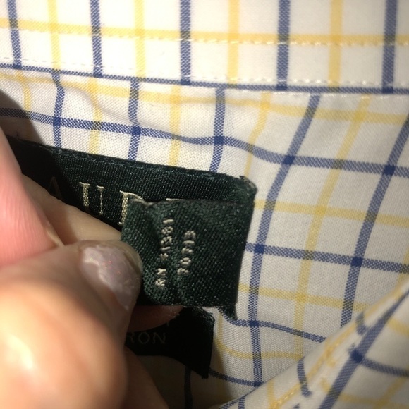 Lauren Ralph Lauren Classic Fit Stretch Poplin Shirt - Picture 7 of 8